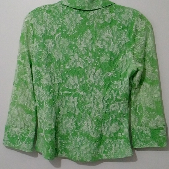 INC green button down shirt - Picture 6 of 6